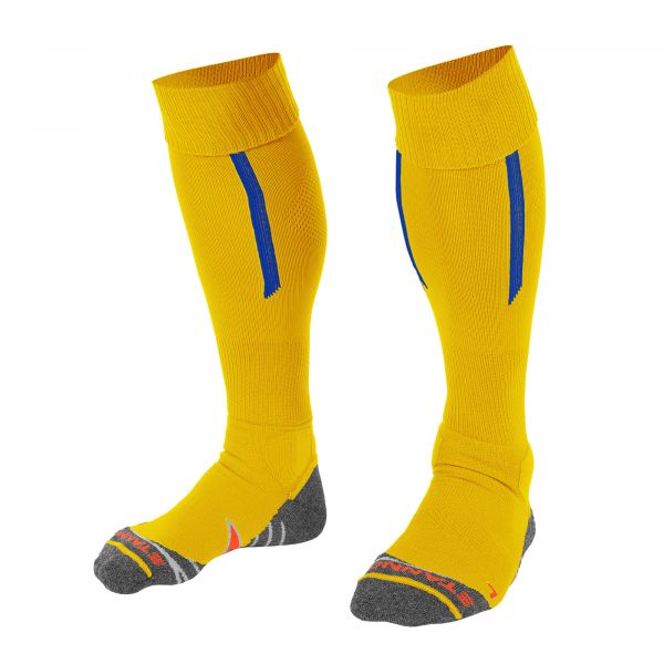 Forza II Sock — Yellow-Royal