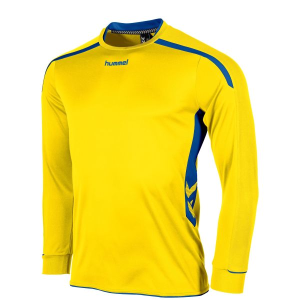 Preston Shirt l.m. — Yellow-Royal