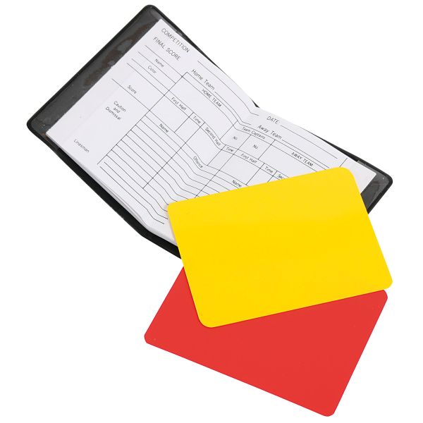 Referee Card Set — Black
