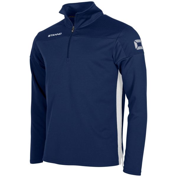 Pride 1/4 Zip Top — Navy-White