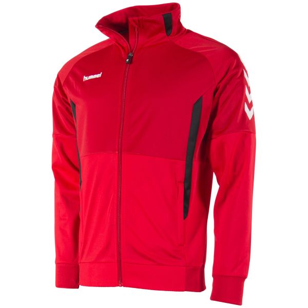 Authentic Poly FZ Jacket — Red-Black