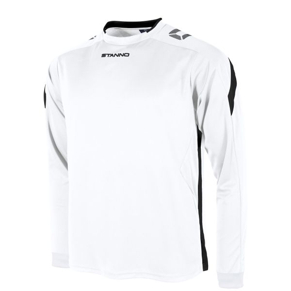 Drive Match Shirt LS — White-Black