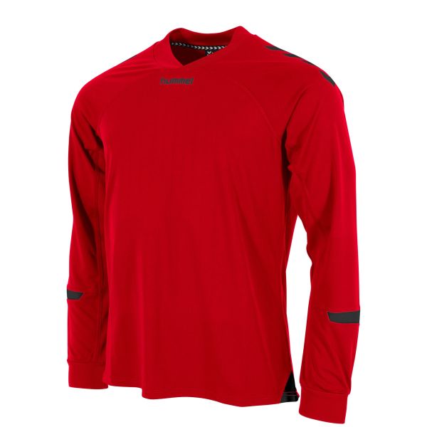 Fyn Long Sleeve Shirt — Red-Black