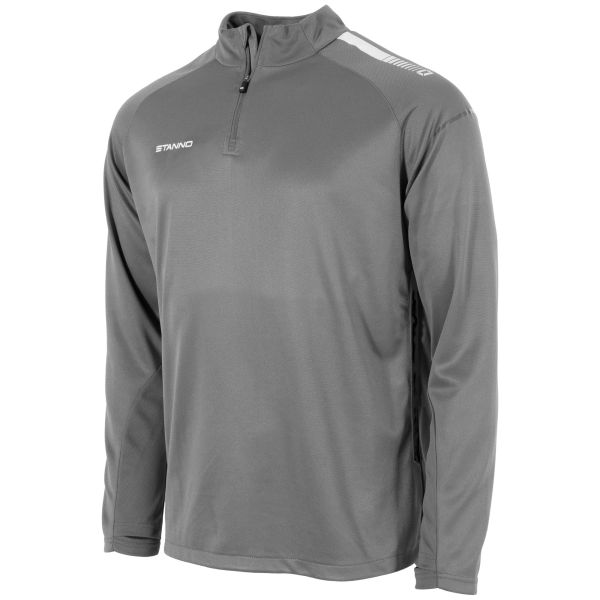 First Quarter Zip Top — Grey