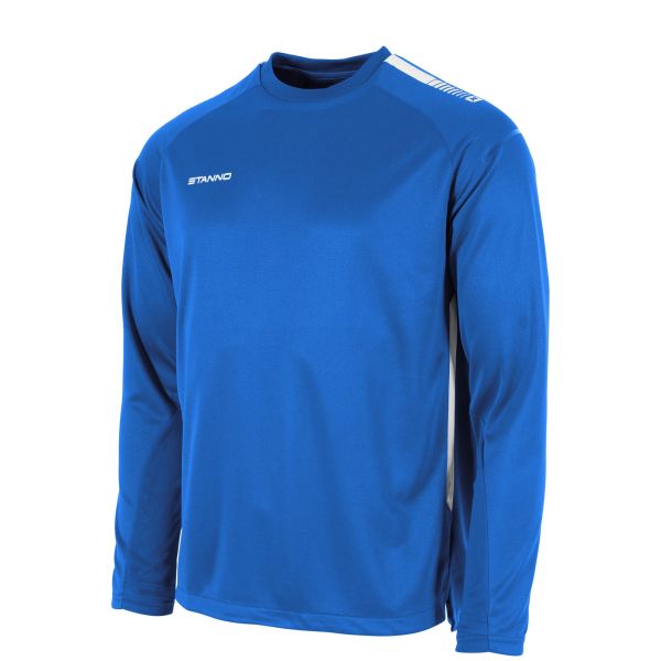 First Round Neck Top — Royal-White