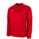 First Round Neck Top — Red
