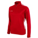 First Quarter Zip Top Ladies — Red