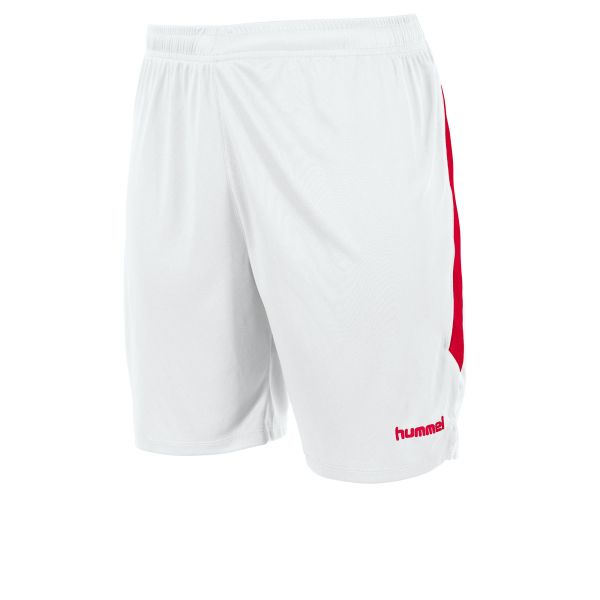 Boston Shorts — White-Red