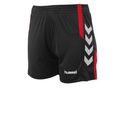Aarhus Shorts Ladies — Black-Red