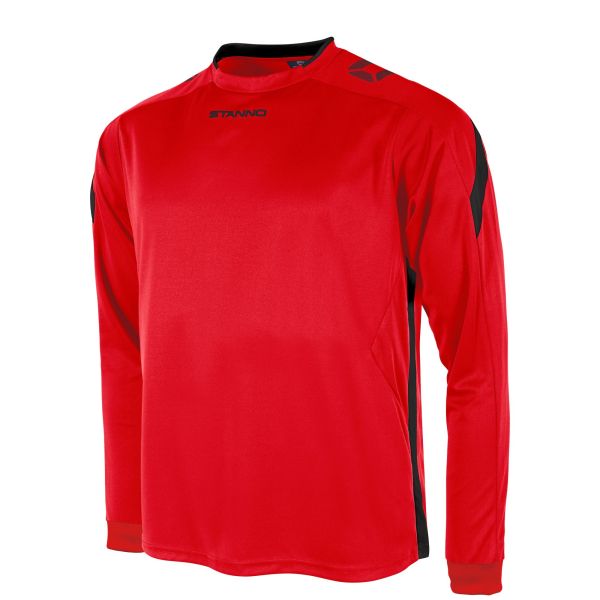 Drive Match Shirt LS — Red-Black