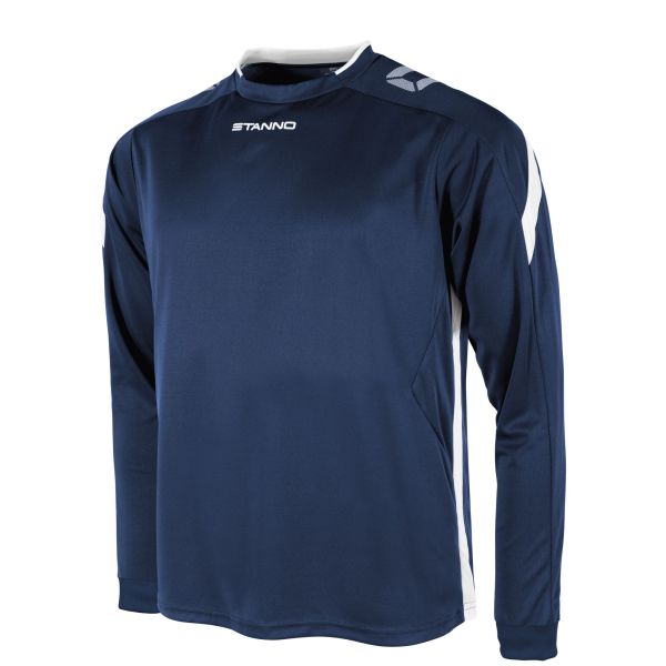 Drive Match Shirt LS — Navy-White