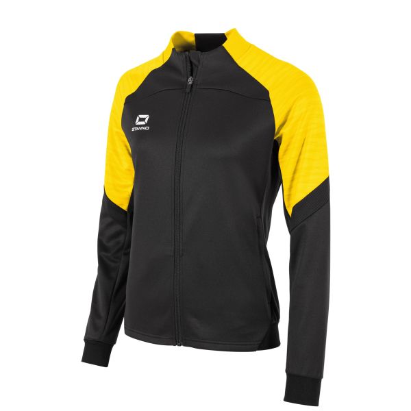 Bolt Full Zip Top Ladies — Black-Yellow