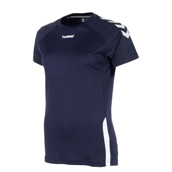 Authentic Ladies Tee — Navy-White