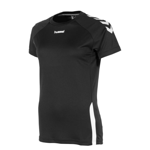 Authentic Ladies Tee — Black-White