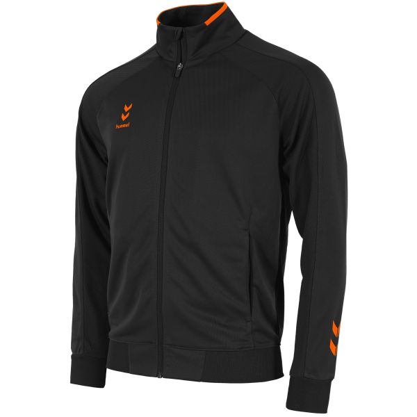 Tulsa Full Zip Top — Black-Orange