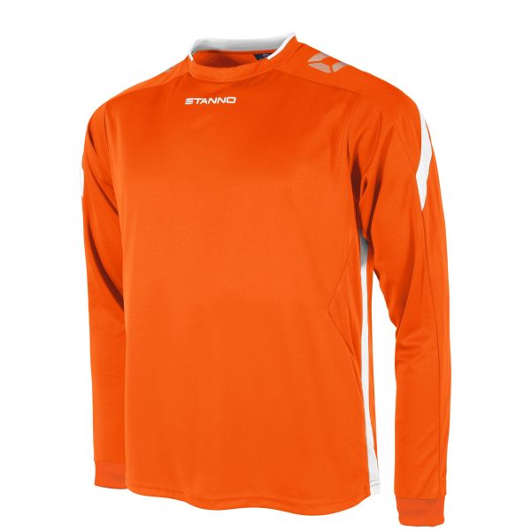 Drive Match Shirt LS — Orange-White