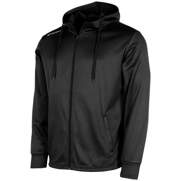 Field Hooded Full Zip Top — Black