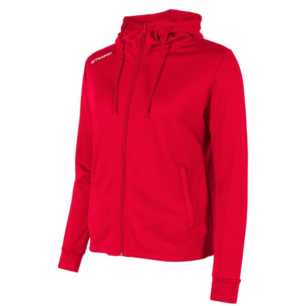 Field Hooded Top FZ Ladies — Red