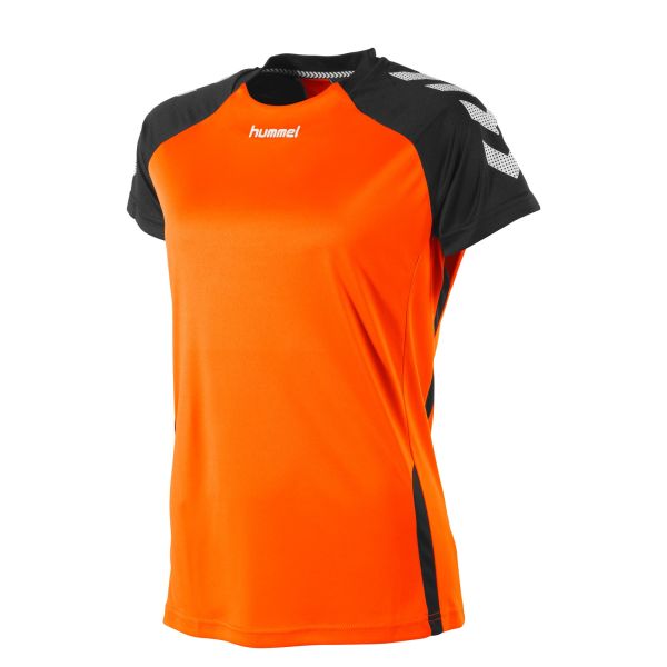 Aarhus Shirt Ladies — Shocking Orange-Black
