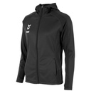 Ground Hooded Training Jacket Ladies — Black-Anthracite