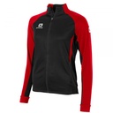 Stadio Full Zip Top Ladies — Black-Red