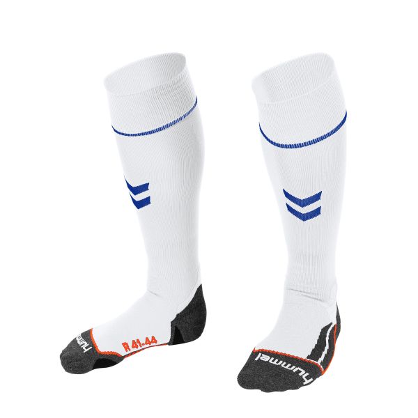 Primary Socks — White-Royal