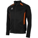 Stadio Full Zip Top — Black-Orange