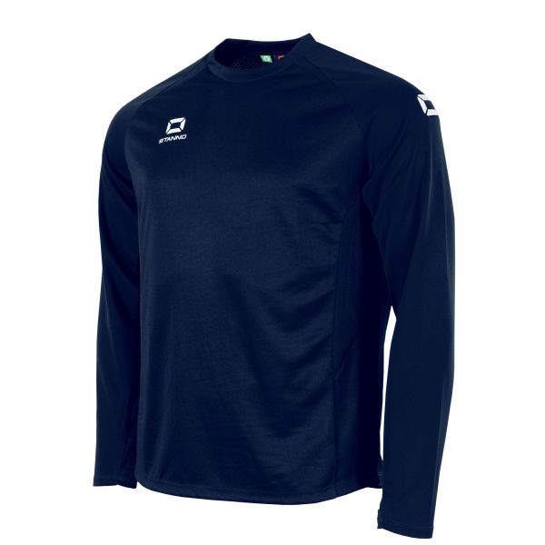 Stadio Round Neck Top — Navy