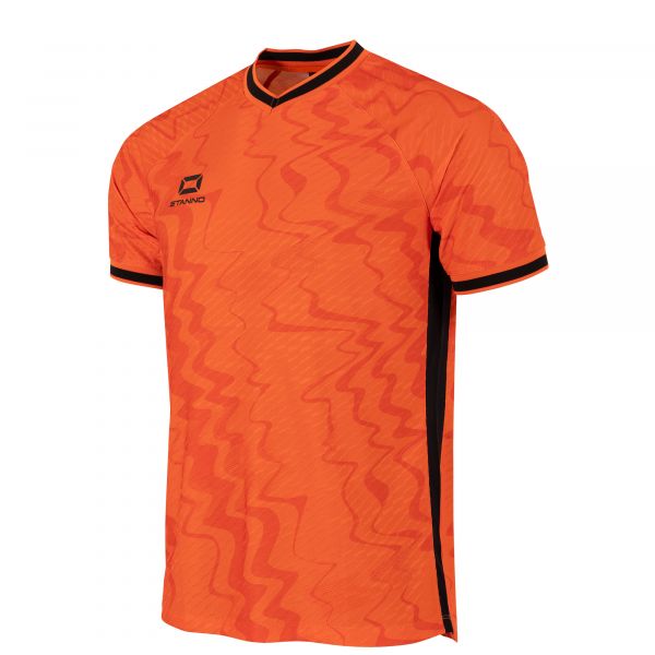 Wave Shirt — Orange-Black