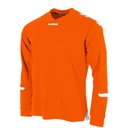 Fyn Long Sleeve Shirt — Orange-White