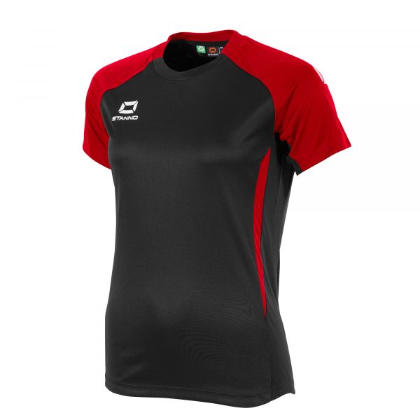Stadio T-Shirt Ladies — Black-Red