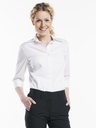 Women White Stretch 3/4 Sleeve