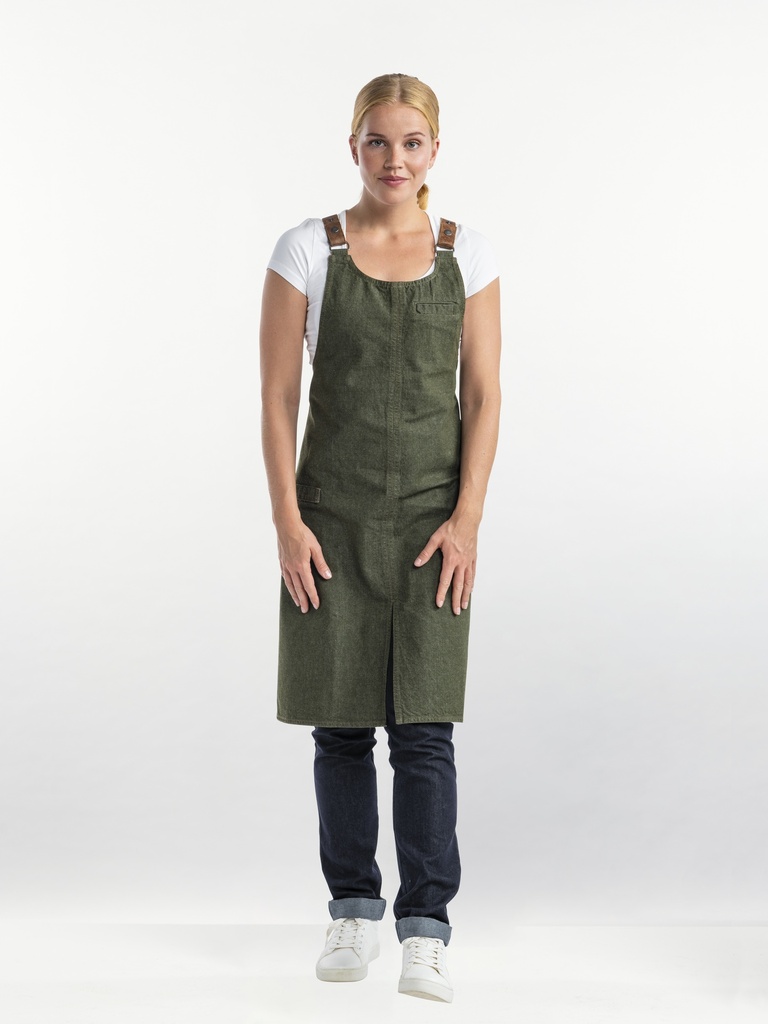 Forene Cross Green Denim