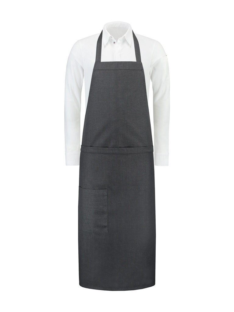 Bib Apron Phoenix Black Denim