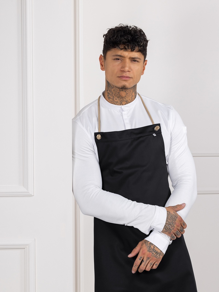 Bib Apron Spanish One Black