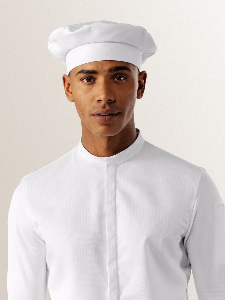 Chef Hat Baret White