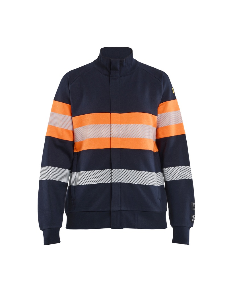 3472 Dames Multinorm Sweatshirt met rits