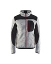 4930 Gebreid vest met softshell