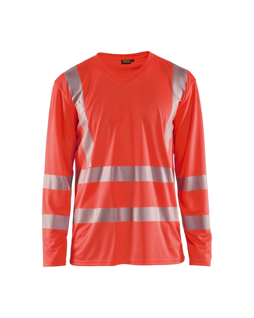 3385 UV-T-shirt lange mouwen High Vis
