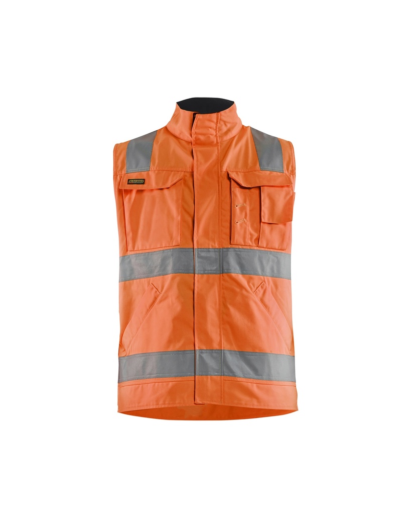 8505 Werkvest. Ongevoerd High Vis