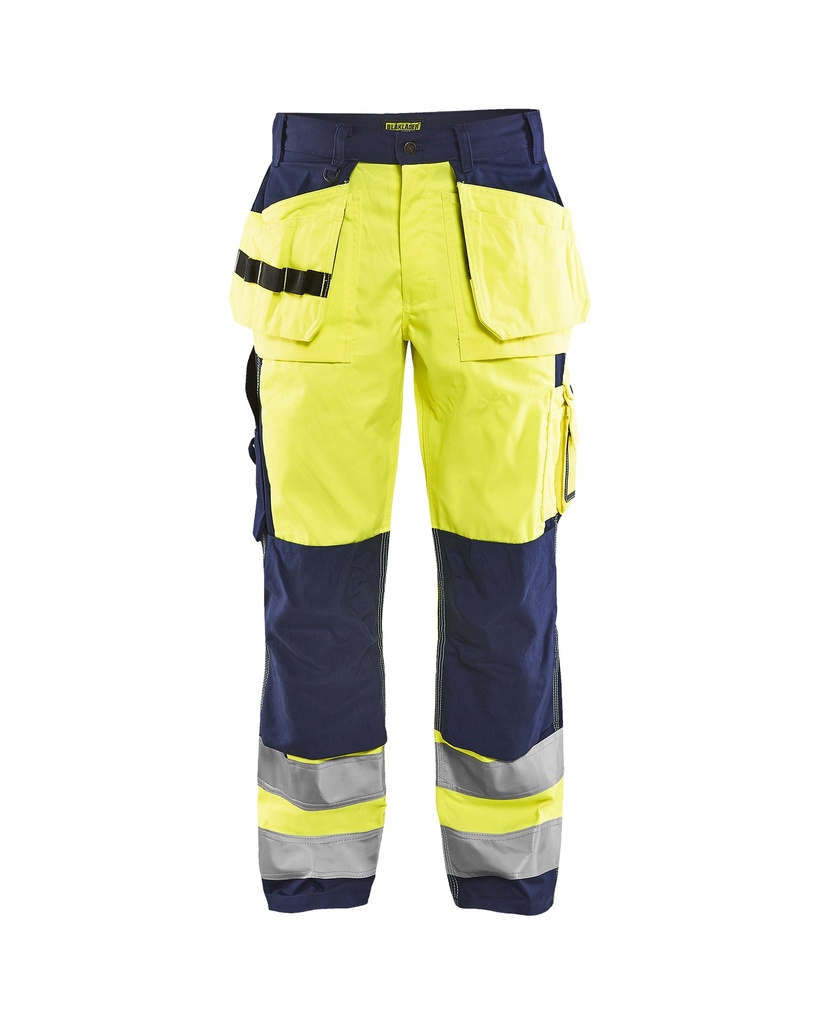 1533 High Vis werkbroek met gereedschapszakken