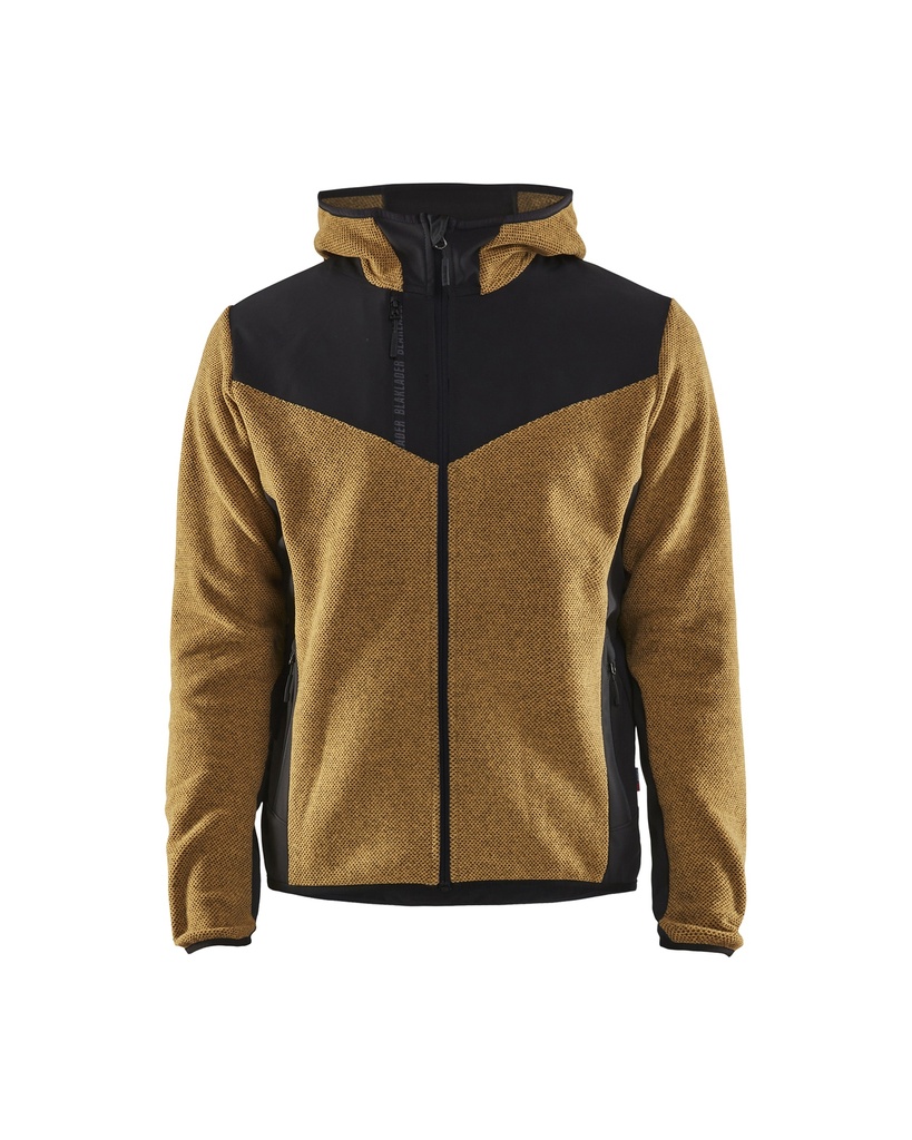 5940 Gebreid jack met softshell
