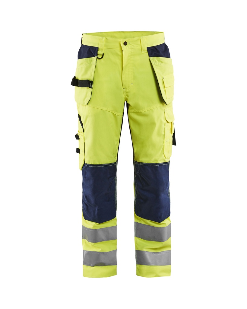 1565 High Vis Werkbroek met ventilatie en gereedschapszakken