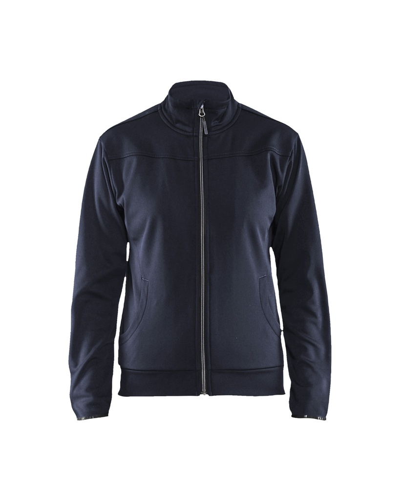3394 Dames service sweatshirt met rits