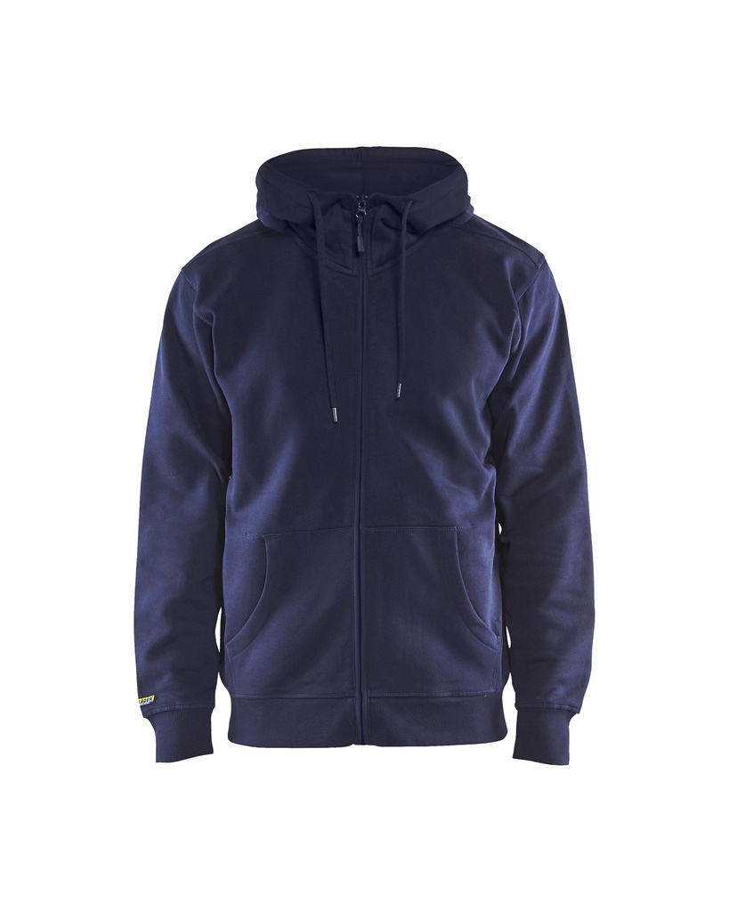3366 Hooded sweatshirt met rits