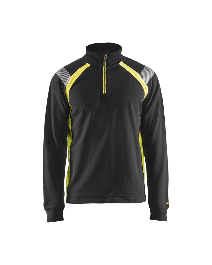 3432 Sweatshirt met halve rits Visible