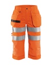 7139 Dames High Vis piraatbroek met gereedschapszakken