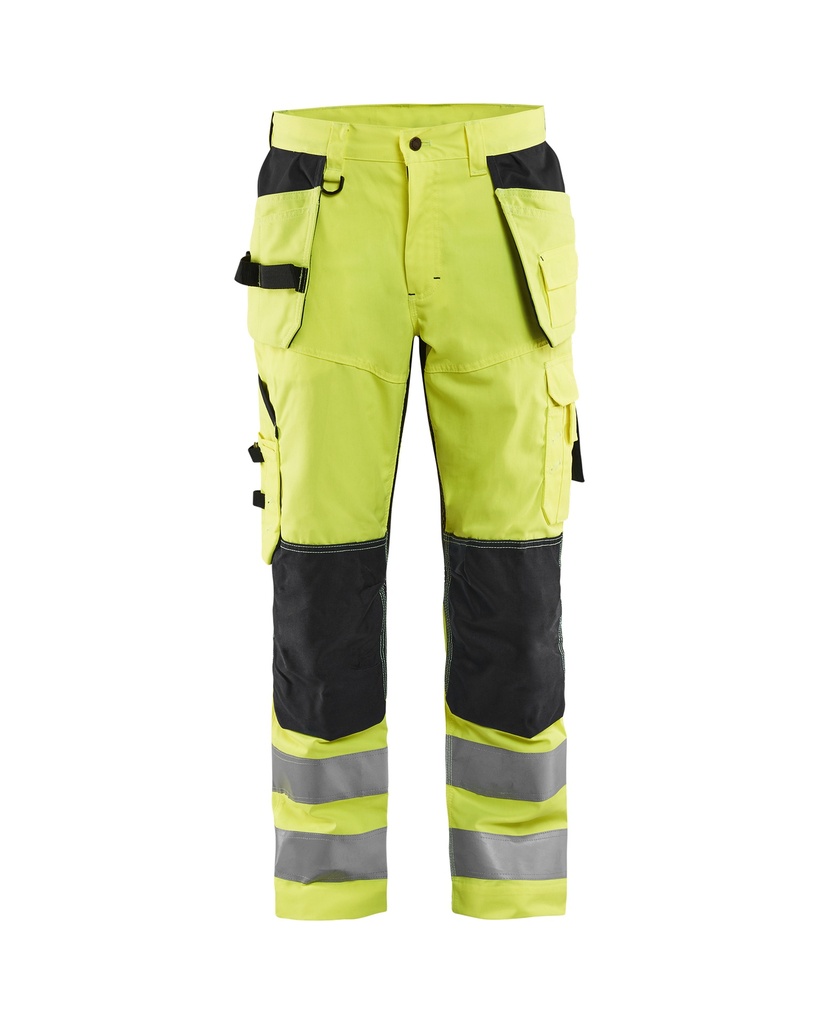 1565 High Vis Werkbroek met ventilatie en gereedschapszakken
