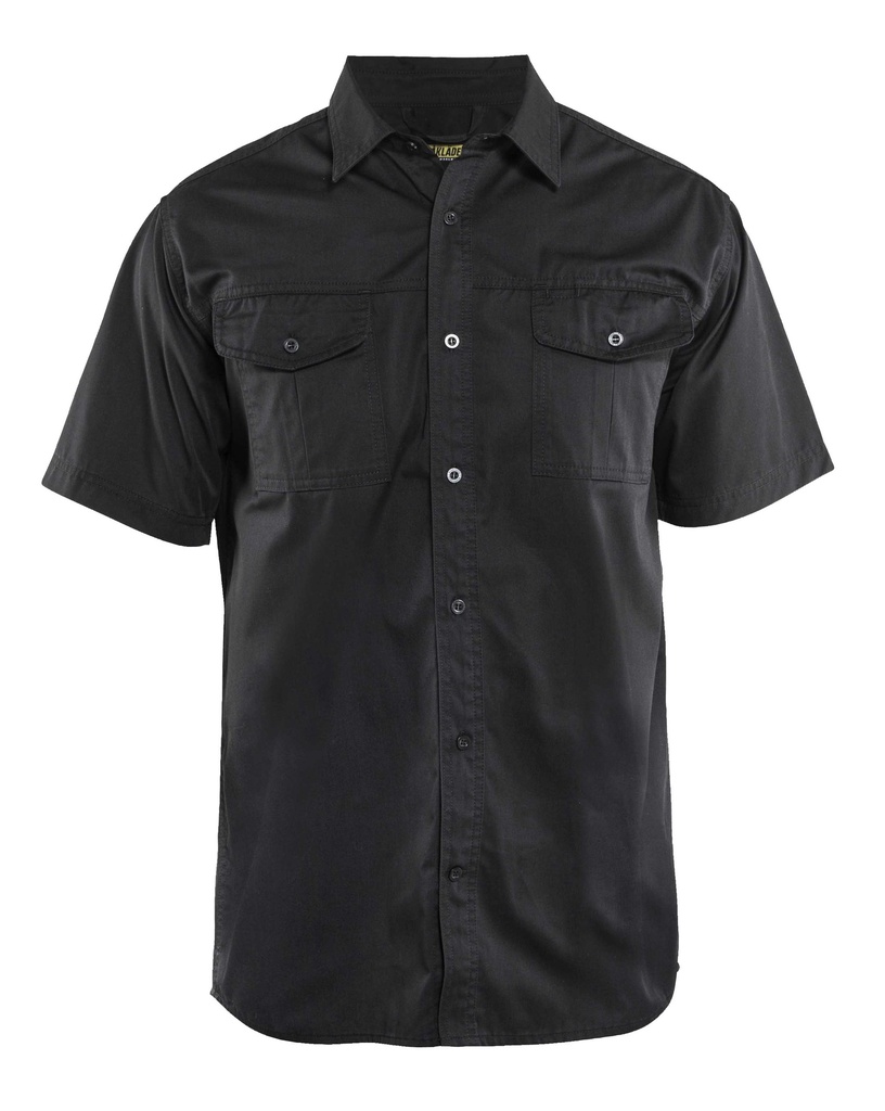 3296 Overhemd Twill korte mouw