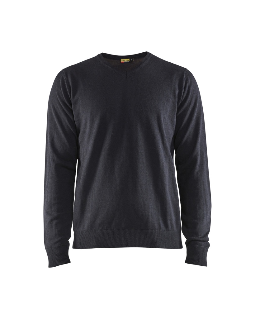3590 Gebreide pullover in wol